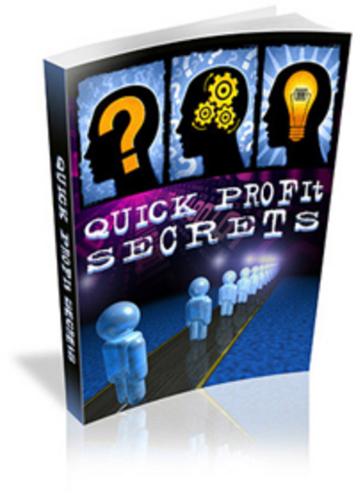 Product picture Quick Profit Secrets